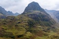 Gearr Aonach mountain 689m in Glen Coe, Scotland Royalty Free Stock Photo