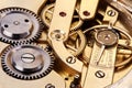 Gears of antique pocket watch Royalty Free Stock Photo