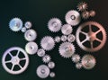 Gears background Royalty Free Stock Photo