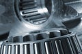 Gears and bearing close-ups Royalty Free Stock Photo