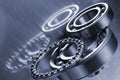 gears and bearings Royalty Free Stock Photo