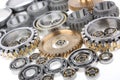 The gears and bearings Royalty Free Stock Photo