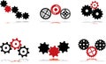 Gears - black and red - 3