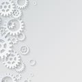 Gears cogs abstract backgroud Royalty Free Stock Photo