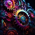 Gears and cogs Royalty Free Stock Photo