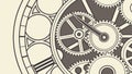 Gears and Cogs Mechanism, Teamwork and Process, vector design Generative AI Royalty Free Stock Photo