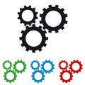 Gears - Colourful Vector Icons