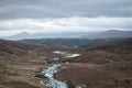 Gears Garry and the surrounding Glen Garry Landscape Royalty Free Stock Photo