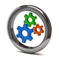 Gears icon Royalty Free Stock Photo