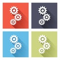 Gears icon Royalty Free Stock Photo