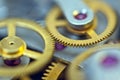 Gears. Industrial background. The concept of technology, time, teamwork, infinity, business projects Royalty Free Stock Photo