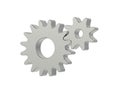 Gears isolated on white background. Cogwheel. Royalty Free Stock Photo