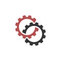 Gears Logo Template Illustration Design. Vector EPS 10