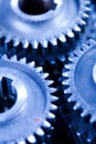 Gears meshing together, technic concept Royalty Free Stock Photo