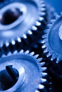 Gears meshing together, technic concept Royalty Free Stock Photo