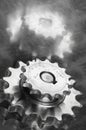 Gears in monochrome