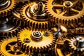 Gears in Motion: An Industrial Close-Up