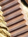 Gears from old mining equipment Royalty Free Stock Photo