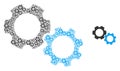 Gears Recursion Icon Collage
