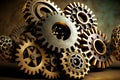 Gears for repairing internal mechanism and clockwork of old watches