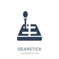 gearstick icon in trendy design style. gearstick icon isolated on white background. gearstick vector icon simple and modern flat