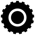 Gearwheel, gear icon. Settings, configuration, developement, pro