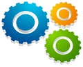 Gearwheel, gear icon. Settings, configuration