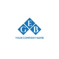 GEB letter logo design on BLACK background. GEB creative initials letter logo concept. GEB letter design.GEB letter logo design on