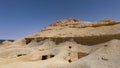 Gebel Al Mawta, the `Mountain of the Dead`, in Siwa Oasis, Egypt.