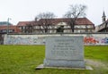 gedankstatte berliner mauer is memorial built on the place of berlin wall which nowadays shows remnants of it, photos of