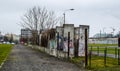 gedankstatte berliner mauer is memorial built on the place of berlin wall which nowadays shows remnants of it, photos of