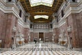 Walhalla memorial in Bavaria with marble busts of important German personalities Royalty Free Stock Photo