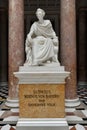 Walhalla memorial in Bavaria with marble busts of important German personalities Royalty Free Stock Photo