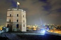 Gediminas Castle Tower on Hill in Vilnius Royalty Free Stock Photo