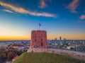 Gediminas castle tower in Vilnius, Capital of Lithuania Royalty Free Stock Photo