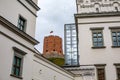 Gediminas Tower on the hill in the old town center in Vilnius, Lithuania Royalty Free Stock Photo