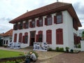 Gedung Arsip Nasional, Jakarta, Indonesia - December 16, 2020 : The atmosphere of the historical museum building during the day