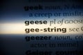 Gee-string