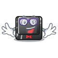 Geek button f1 in the shape character Royalty Free Stock Photo