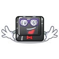 Geek button f7 in the shape mascot