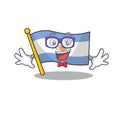 Geek flag argentina isolated with the character