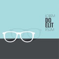 Geek glasses icon