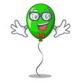 Geek green baloon on left corner mascot