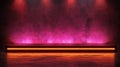 A geek outline aesthetic texture design showcases a futuristic retro mesh dimension pattern. The scene is set in a neon