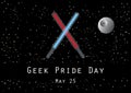 Geek Pride Day vector Royalty Free Stock Photo