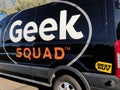 Geek Squad car.