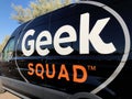 Geek Squad car.