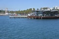 Landscape view of Geelong city waterfront Victoria Australia