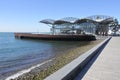 Landscape view of Geelong city waterfront Victoria Australia