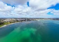 Geelong Waterfront and CBD in Australia Royalty Free Stock Photo